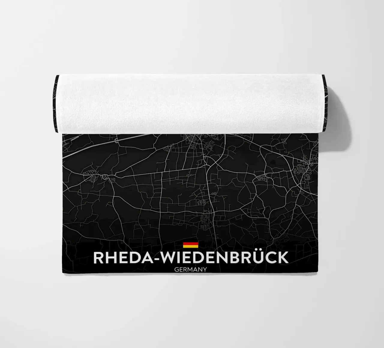 Karte Strandtuch von Christopher Adams