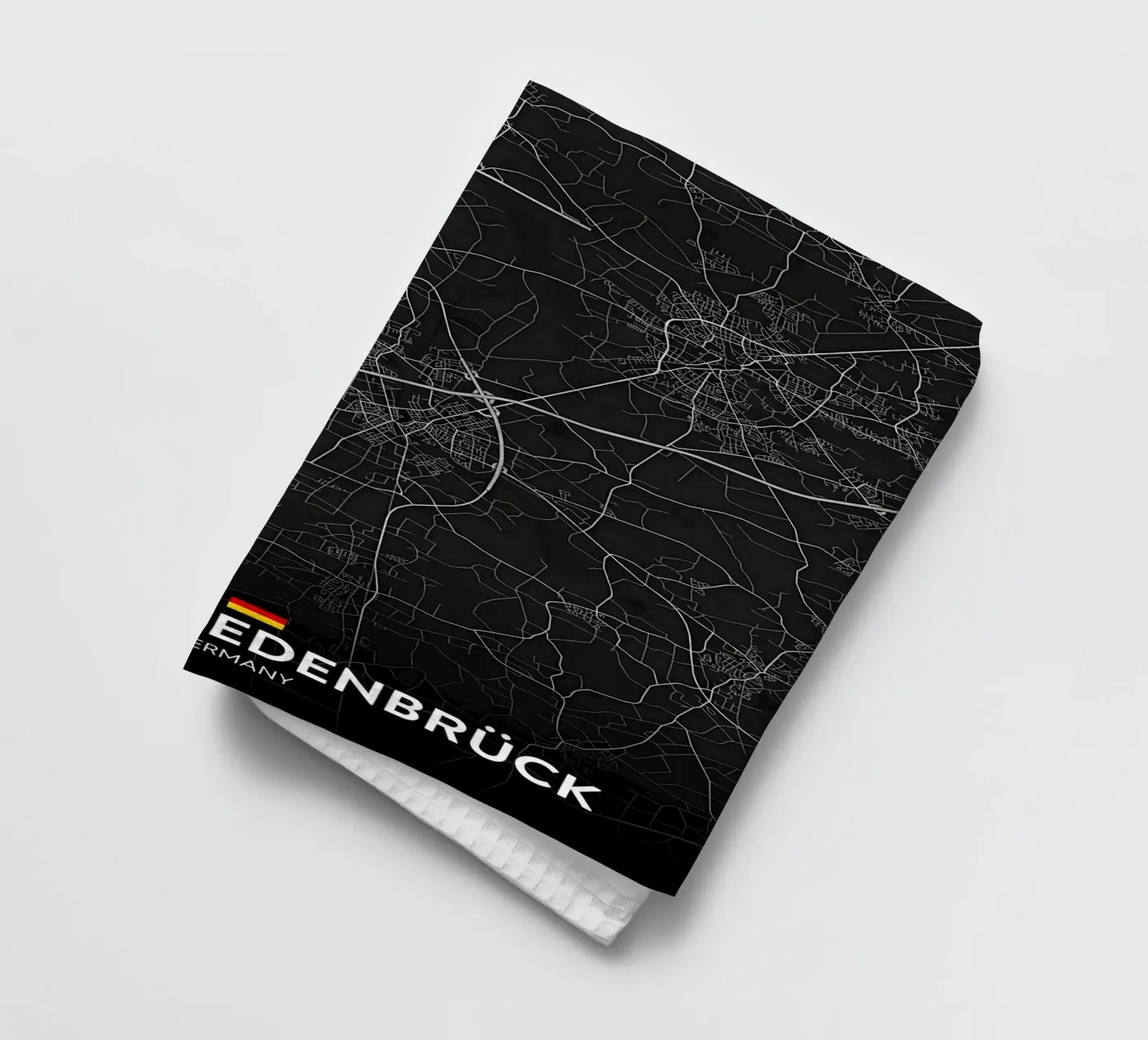 map Geschirrtuch von Christopher Adams