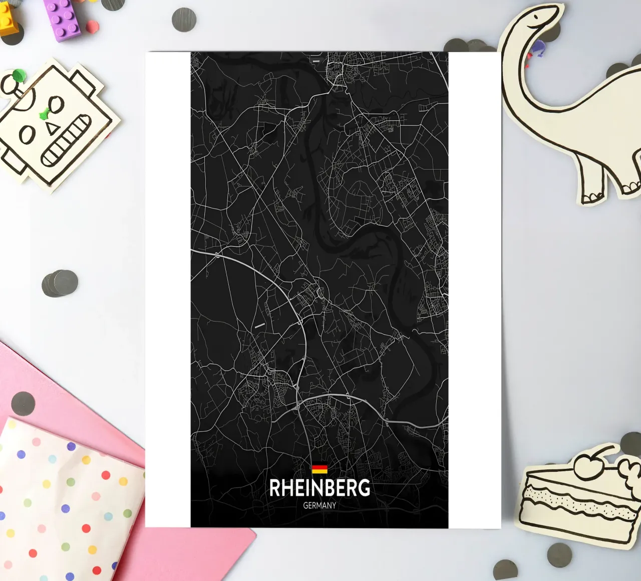 Rheinberg DE sticker sheet by Christopher Adams