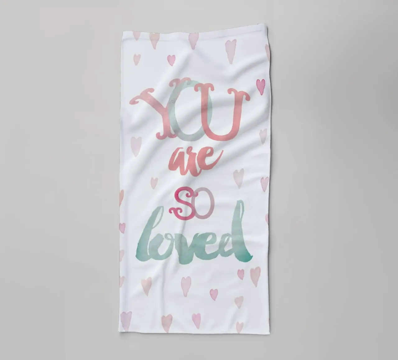You Are So Loved asciugamano da bagno da treechild