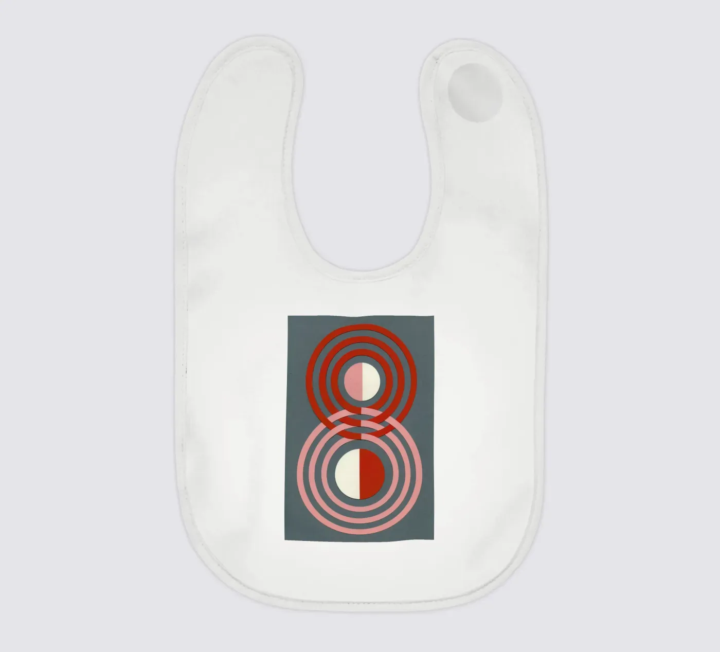 Form 8 baby bib by Rosi Feist
