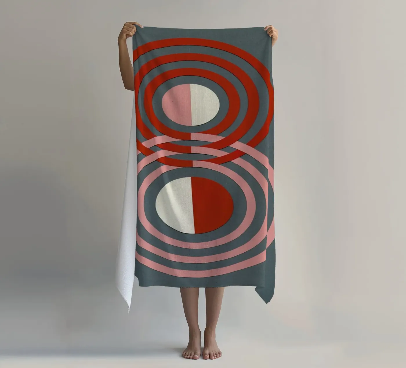 Form 8 beach towel by Rosi Feist