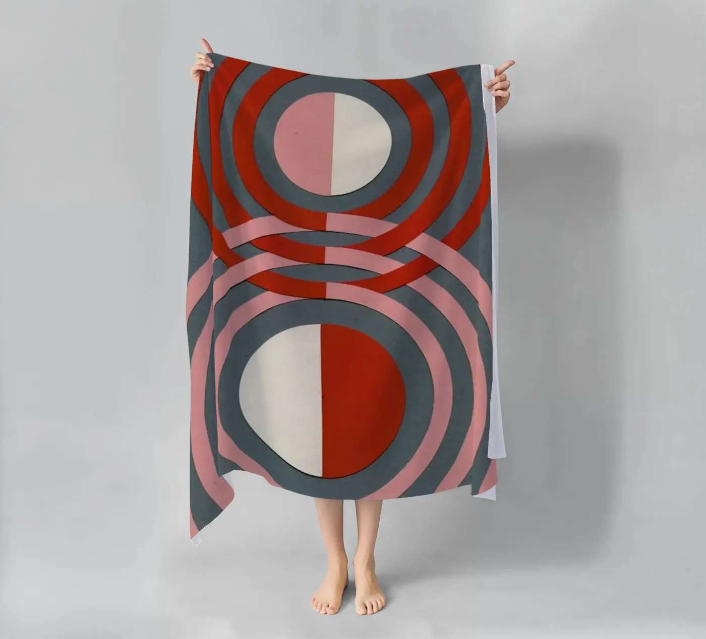 Form 8 beach towel by Rosi Feist