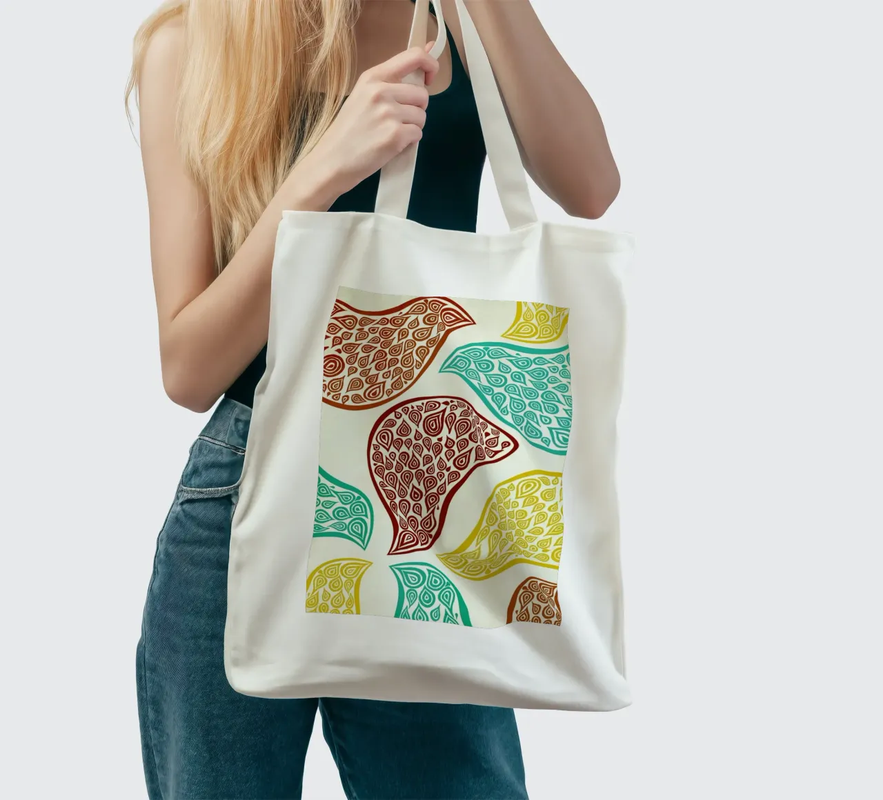 Birds In Disguise tote bag by Pom Graphic Design