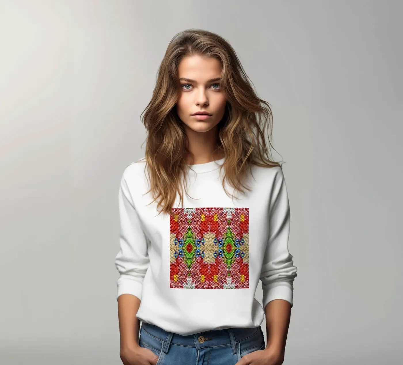 Pearl Pattern felpa da Curious Collections by Marielle Leenders