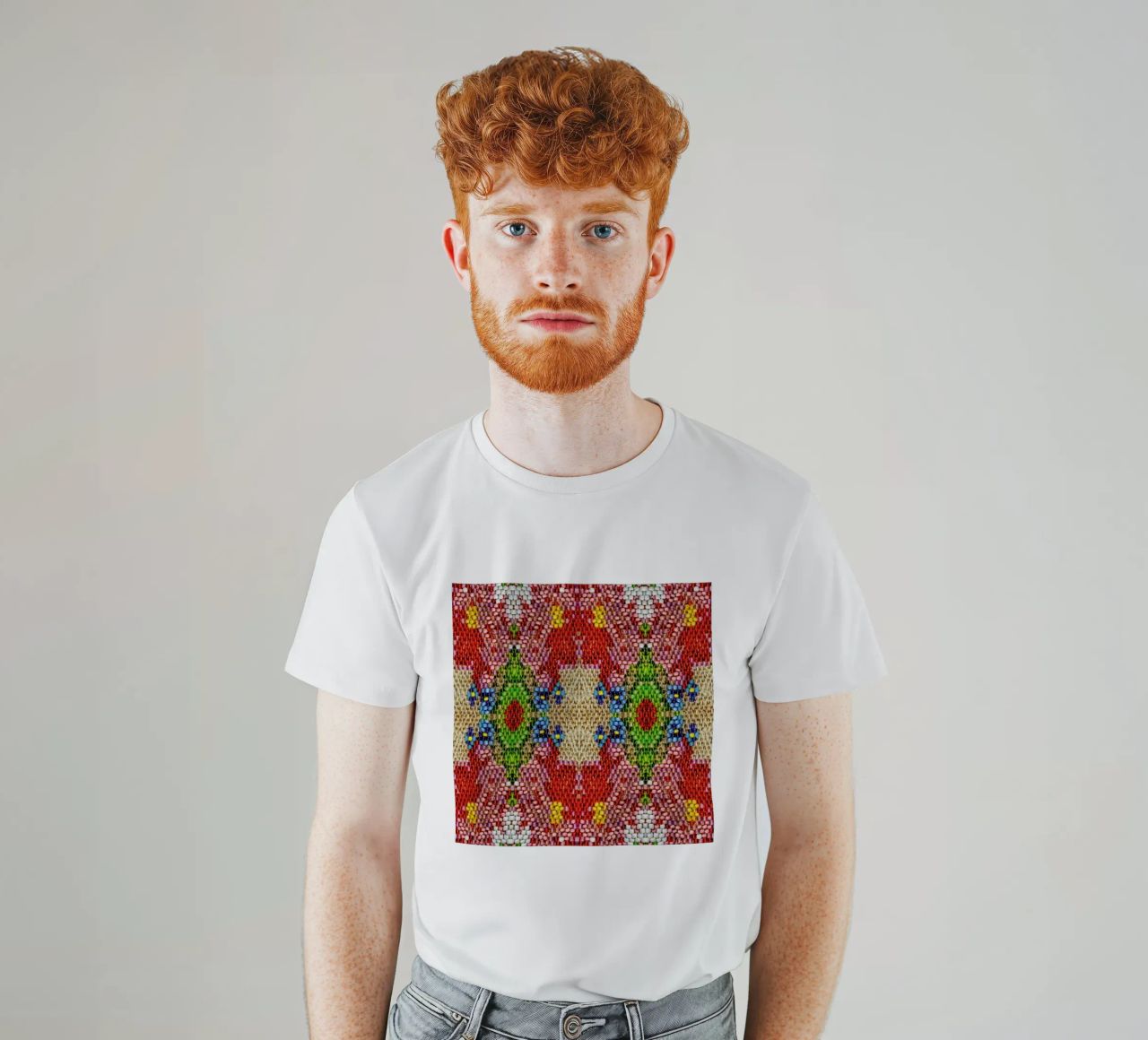 Pearl Pattern t-shirt da Curious Collections by Marielle Leenders