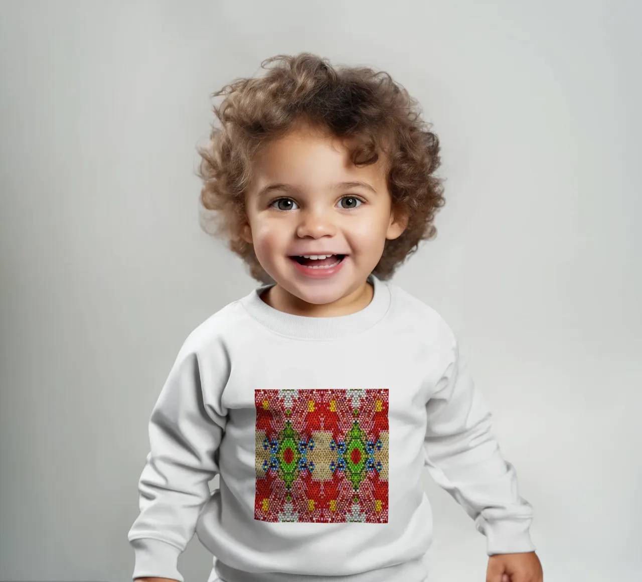 Pearl Pattern baby sweatshirt van Curious Collections by Marielle Leenders