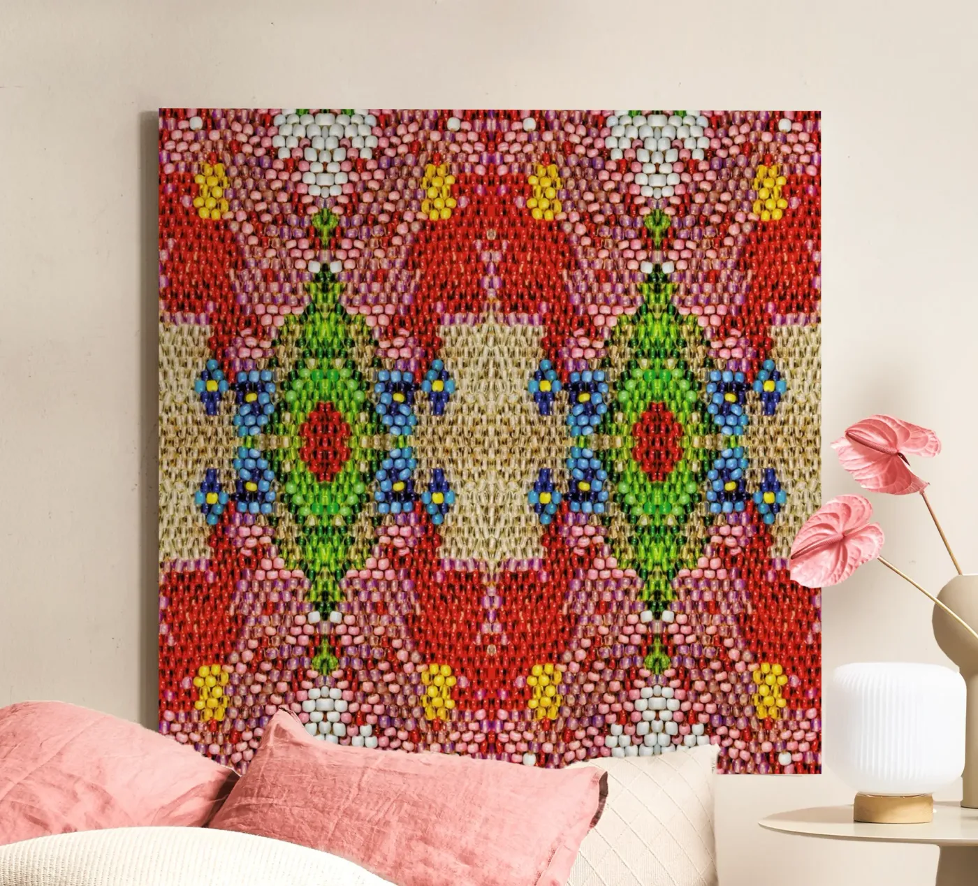 Pearl Pattern canvas by Curious Collections by Marielle Leenders
