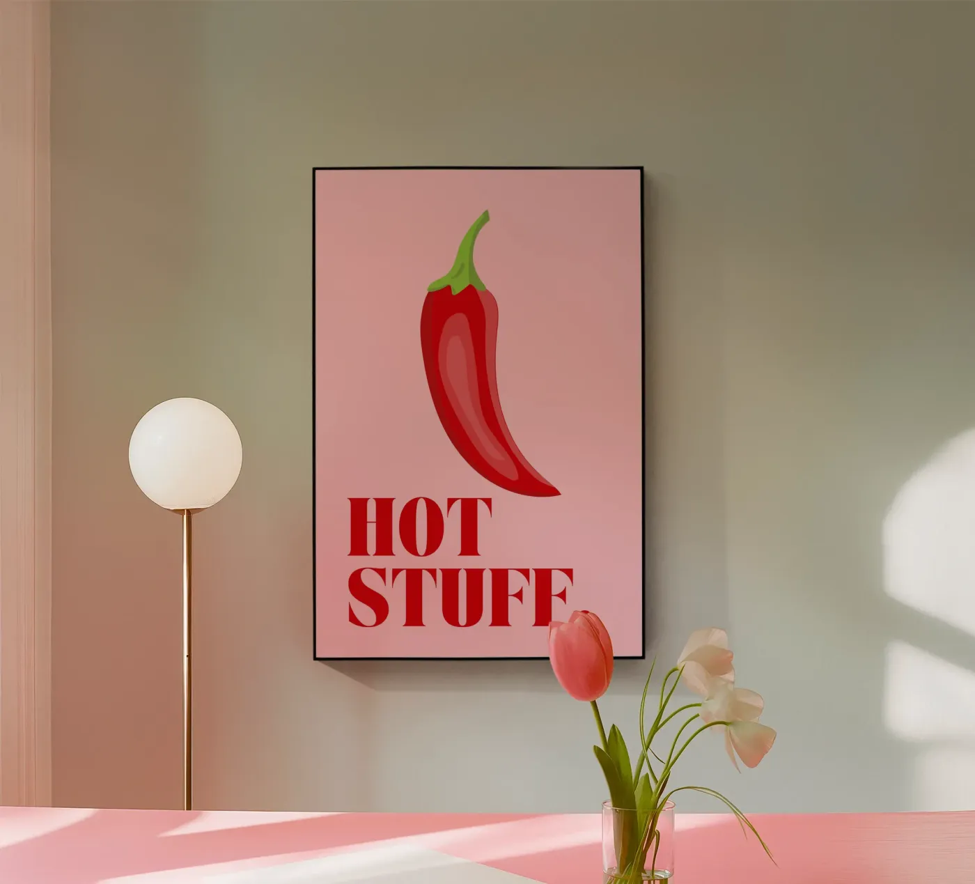 Hot Stuff Acryl-Glas von thewalllab
