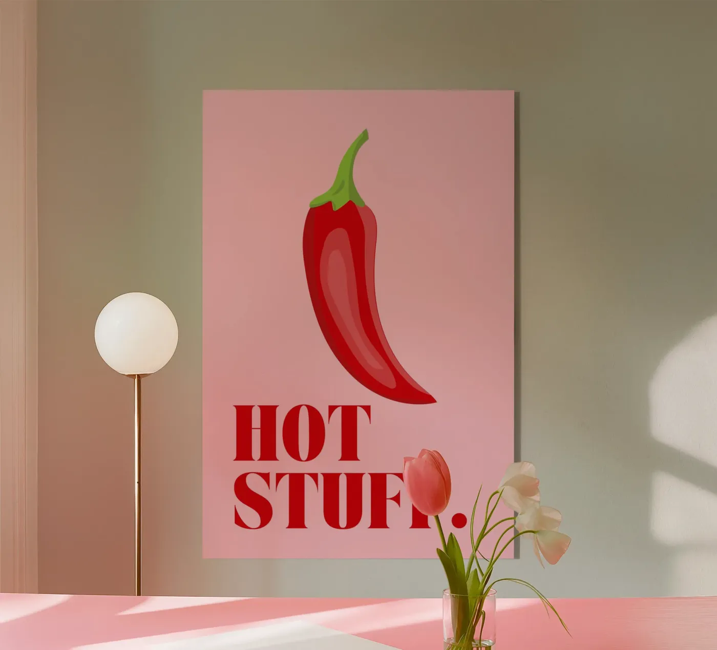 Hot Stuff Acryl-Glas von thewalllab