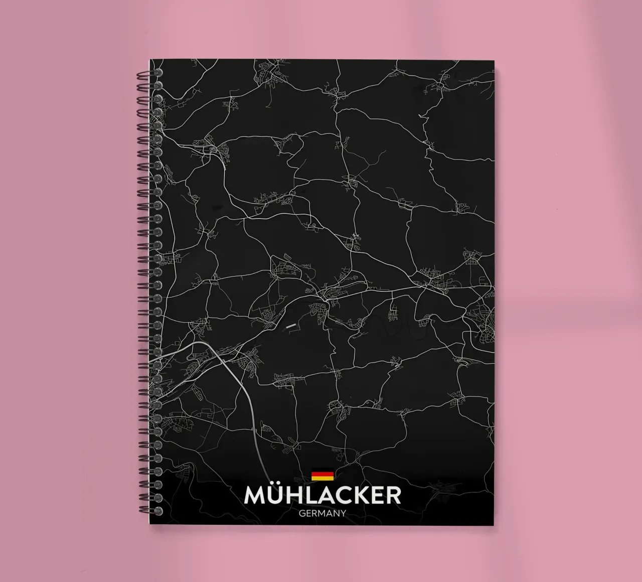 Muhlacker DE spiral notebook by Christopher Adams