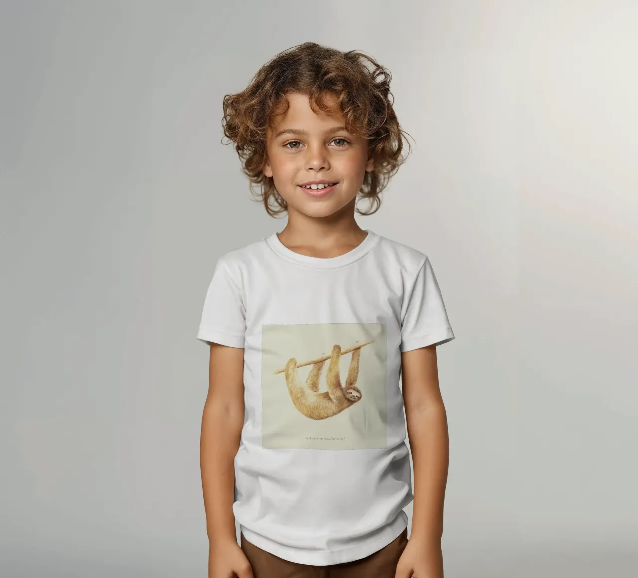 Sloth t-shirt bambini da Florent Bodart