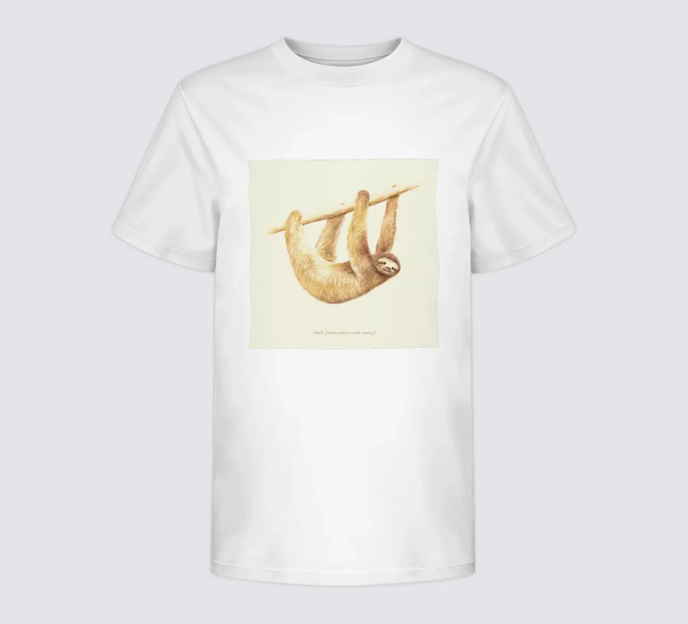 Sloth kinder t-shirt van Florent Bodart