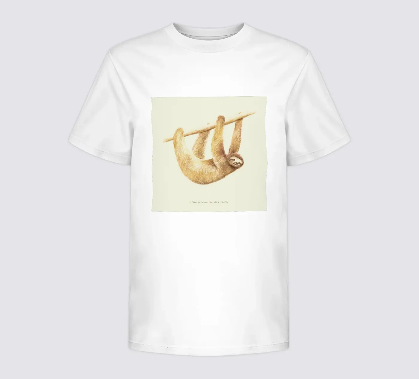 Sloth t-shirt bambini da Florent Bodart