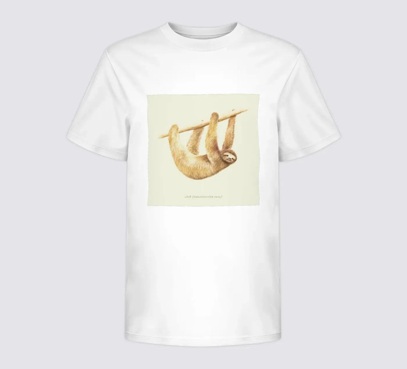 Sloth kinder t-shirt van Florent Bodart
