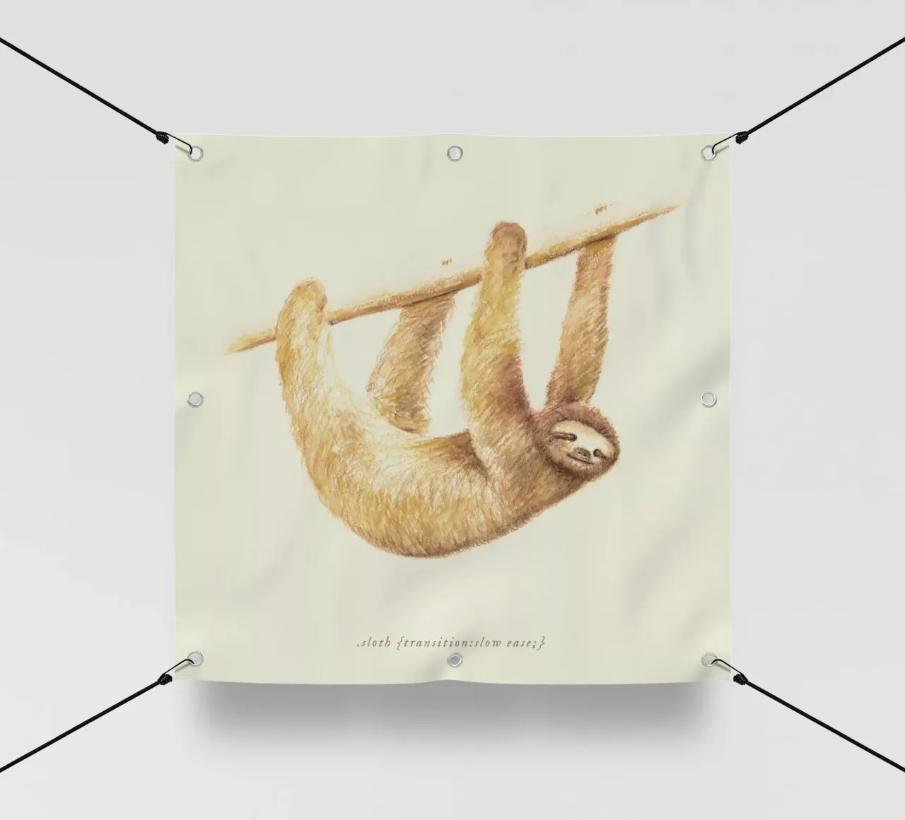 Sloth telo in pvc da Florent Bodart