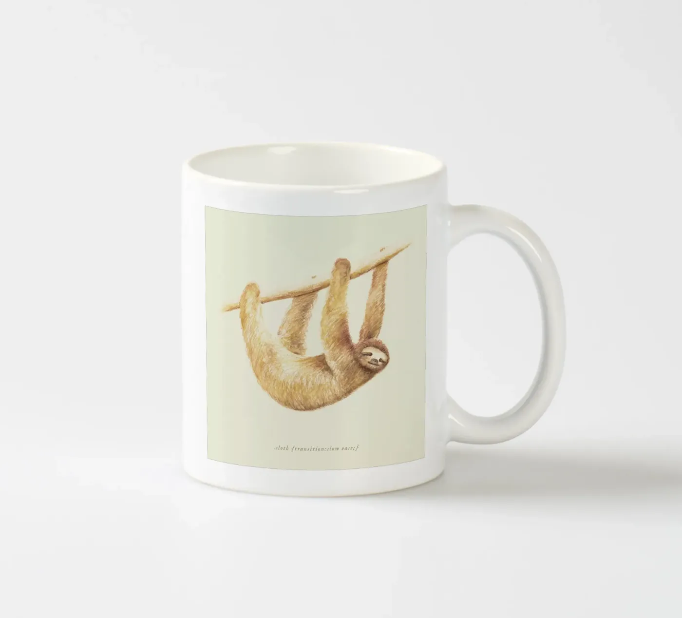 Sloth keramische mok van Florent Bodart