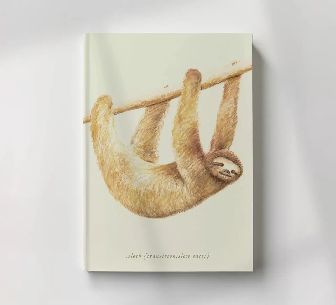 Sloth notebook by Florent Bodart