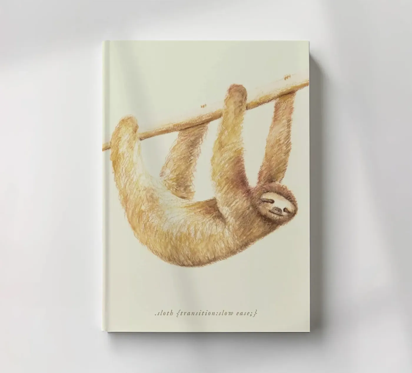 Sloth notebook by Florent Bodart
