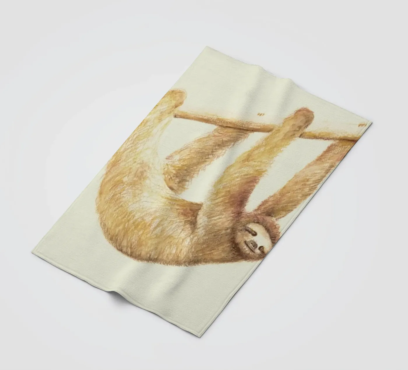 Sloth fleece blanket by Florent Bodart