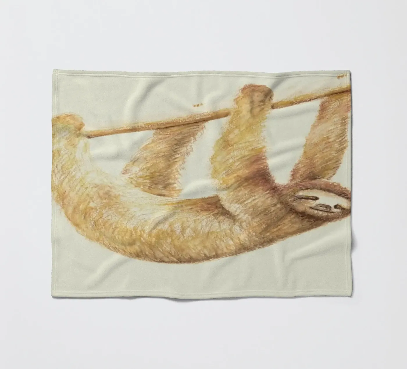 Sloth fleece blanket by Florent Bodart