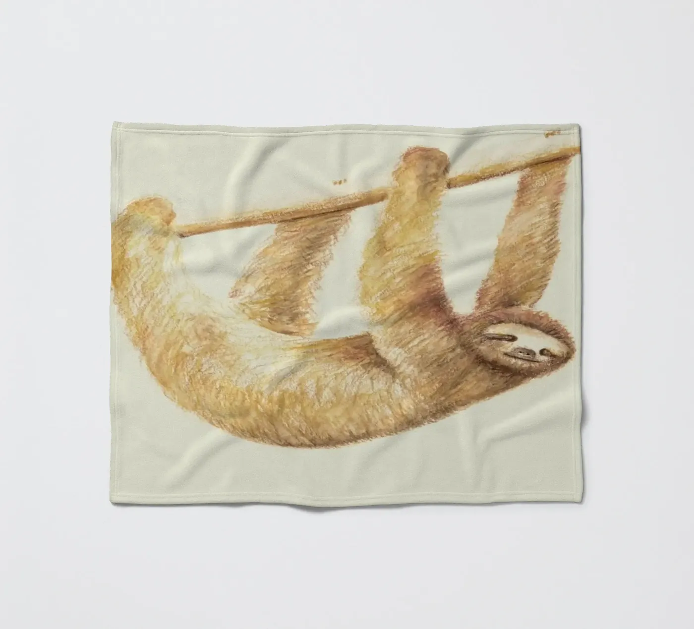 Sloth fleece blanket by Florent Bodart