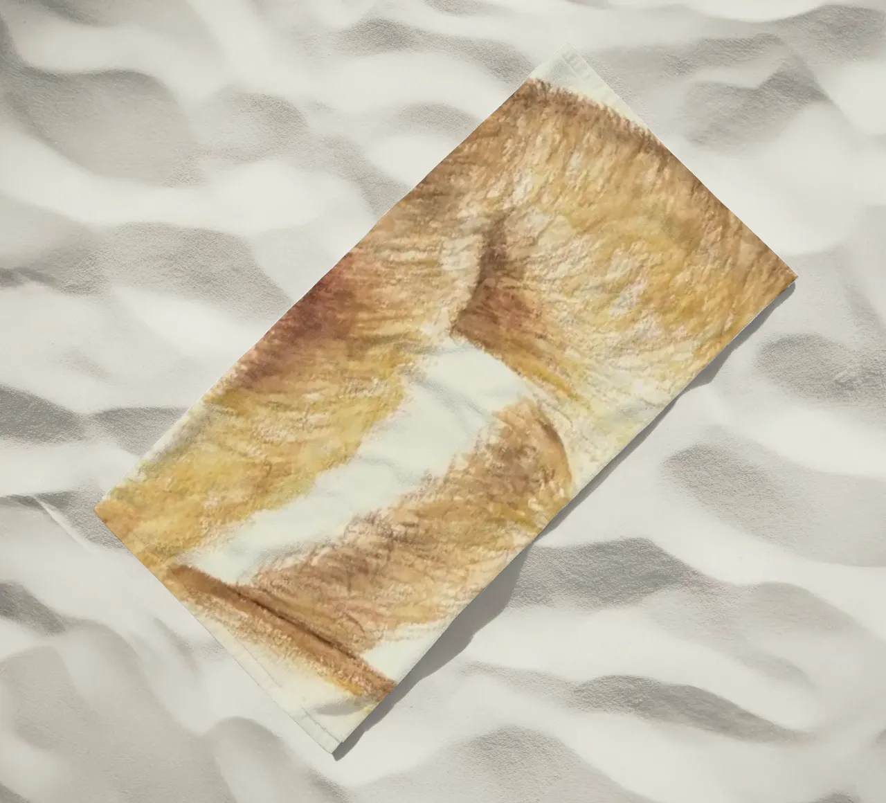 Sloth beach towel by Florent Bodart