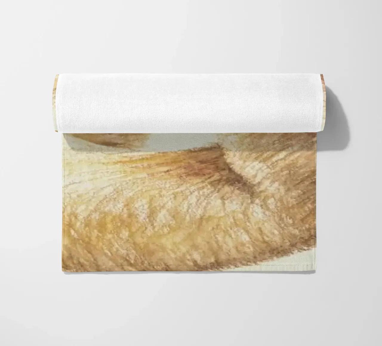 Sloth beach towel by Florent Bodart
