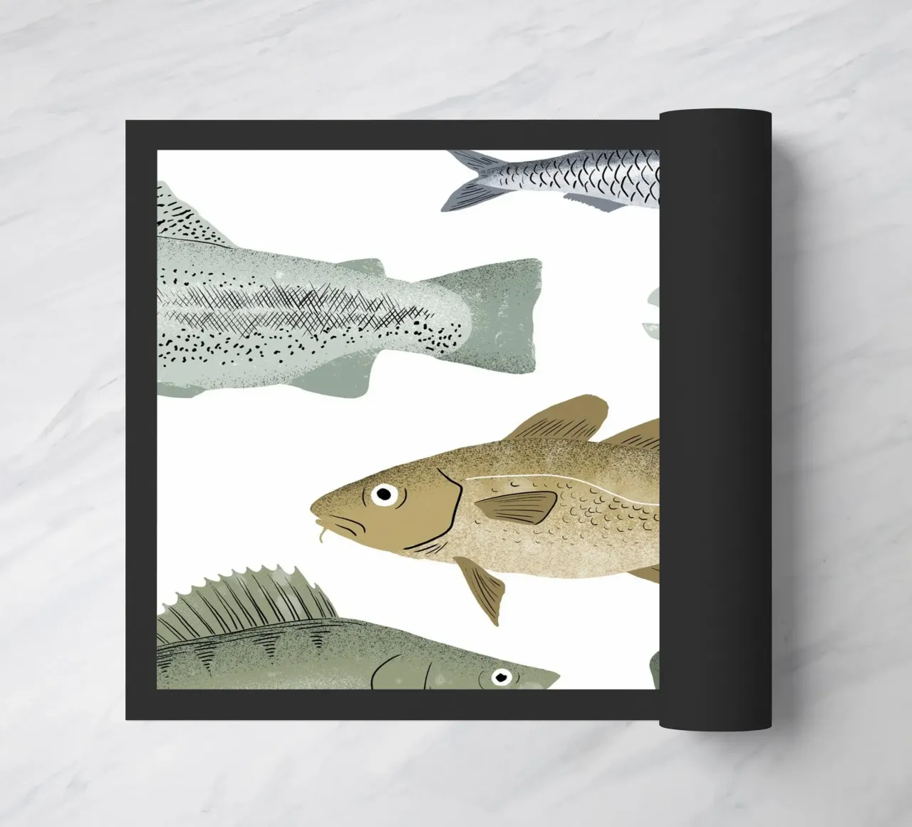 Fish doormat by miriamkross