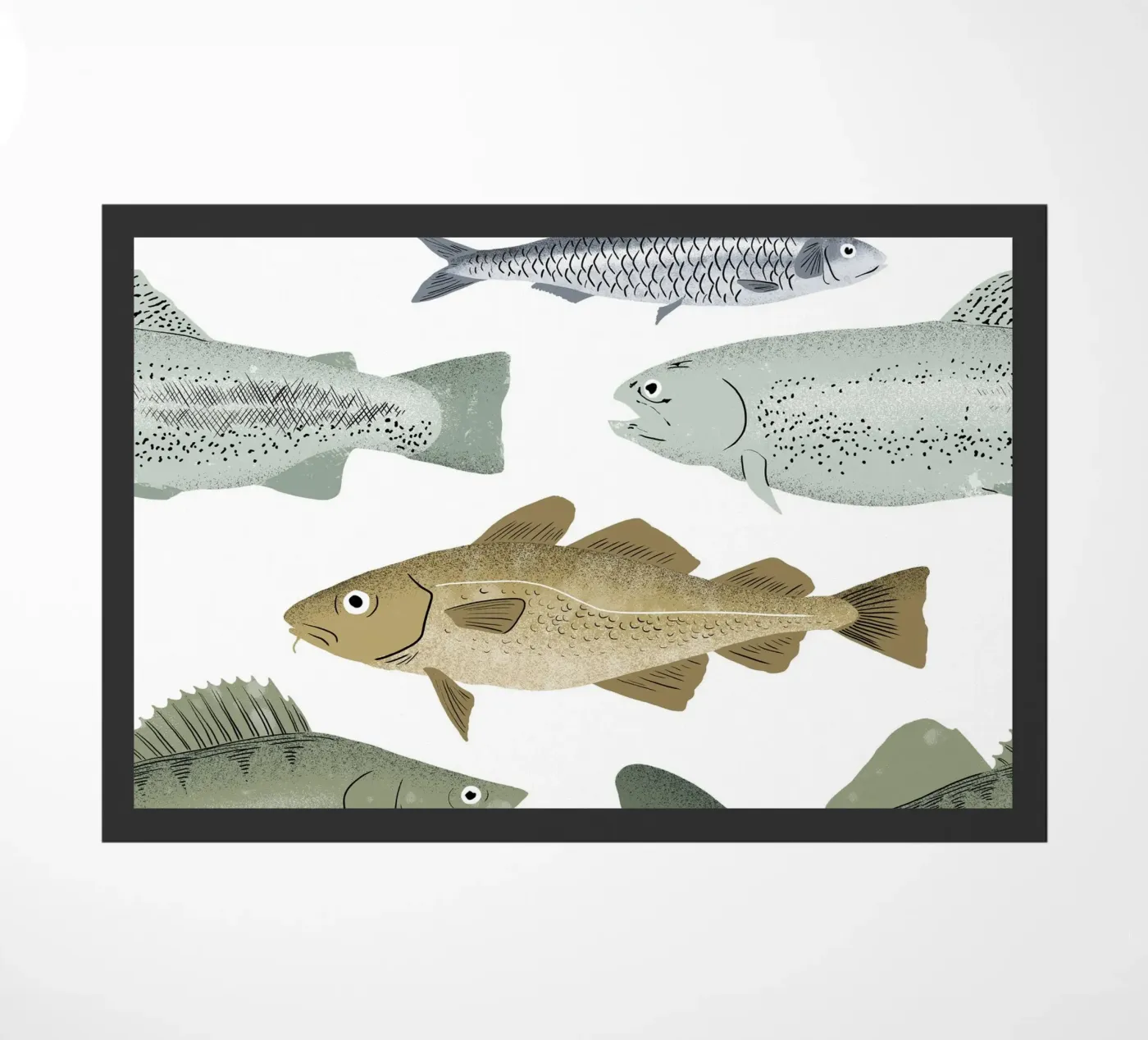 Fish doormat by miriamkross