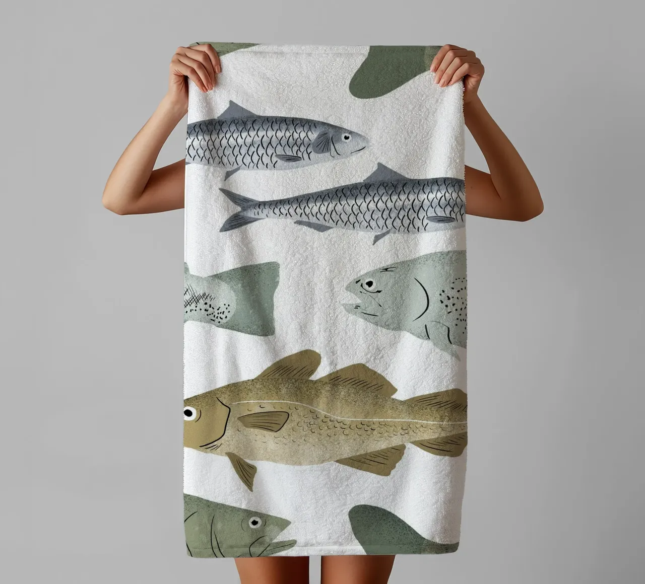 Vis badhanddoek van miriamkross