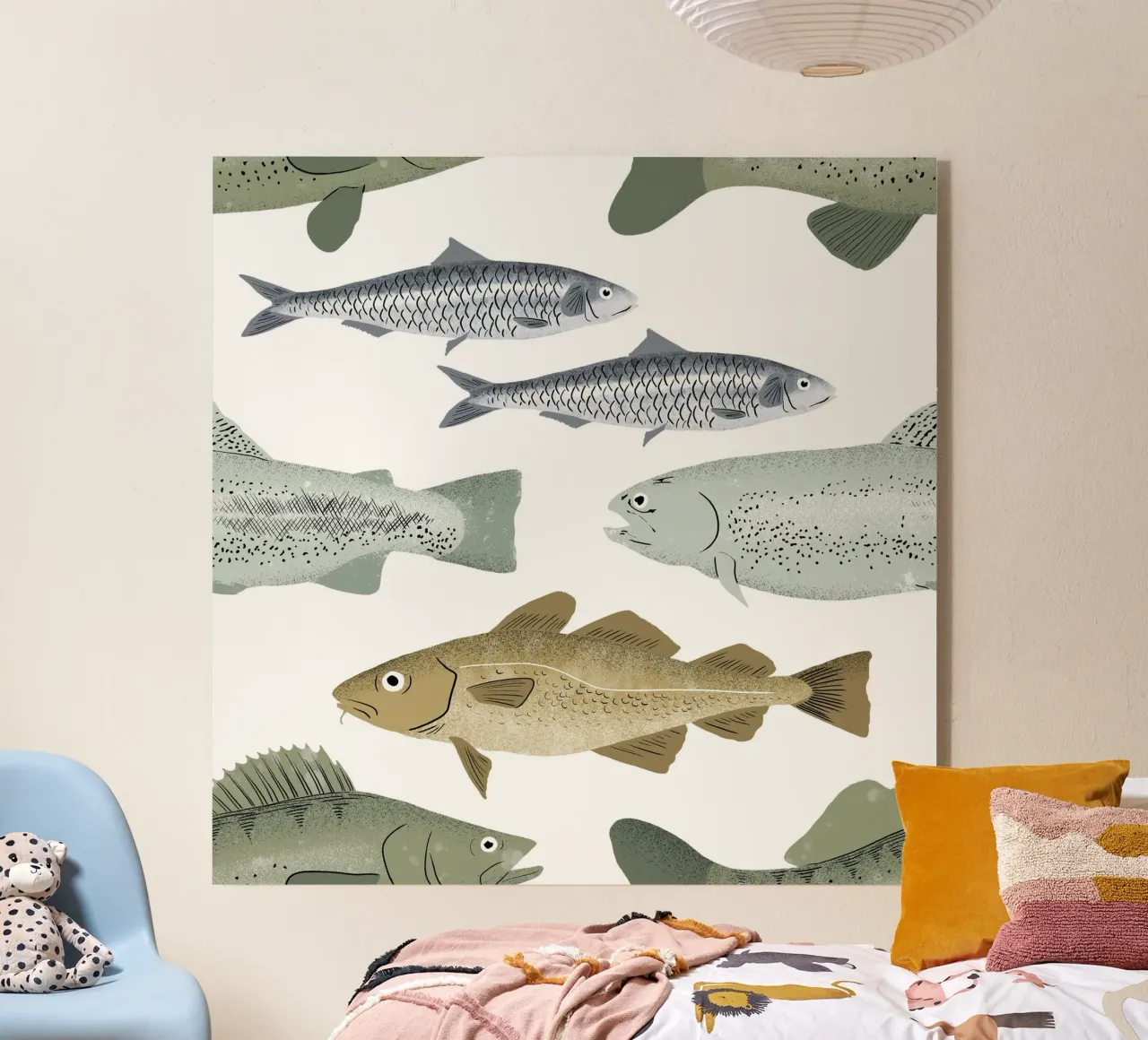 Fish acrylic glass by miriamkross