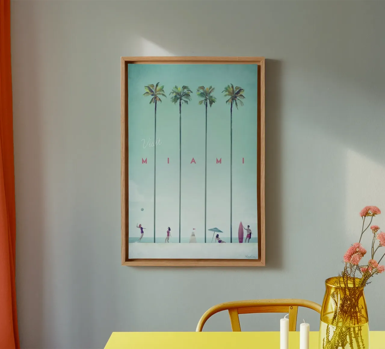 Miami toile de Henry Rivers