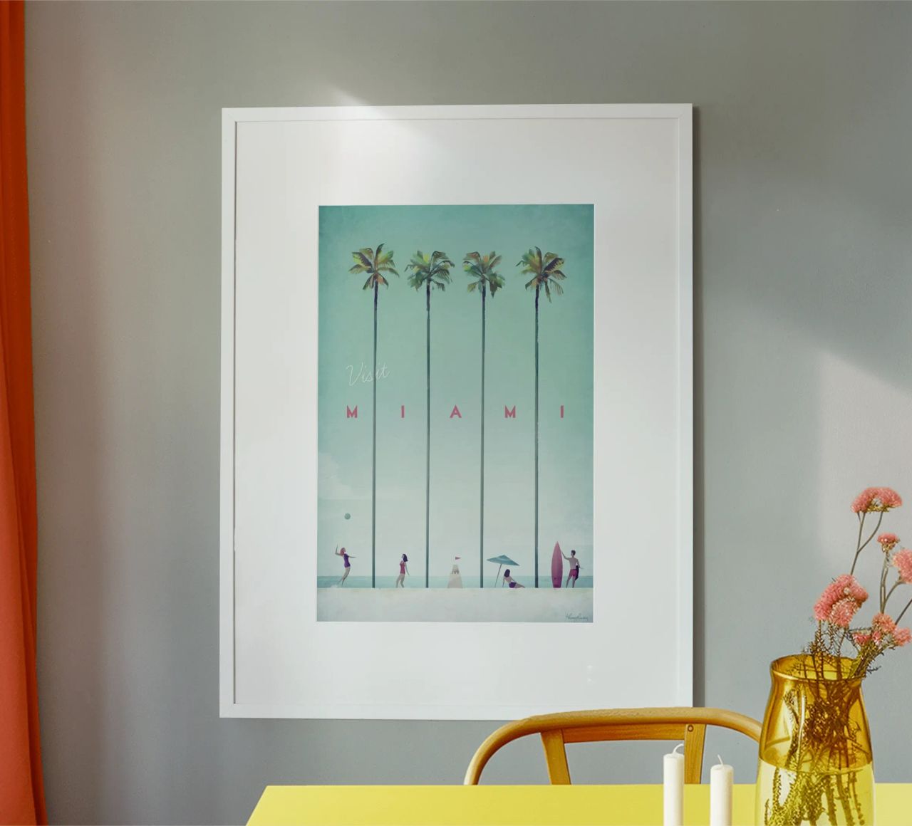 Miami Poster von Henry Rivers