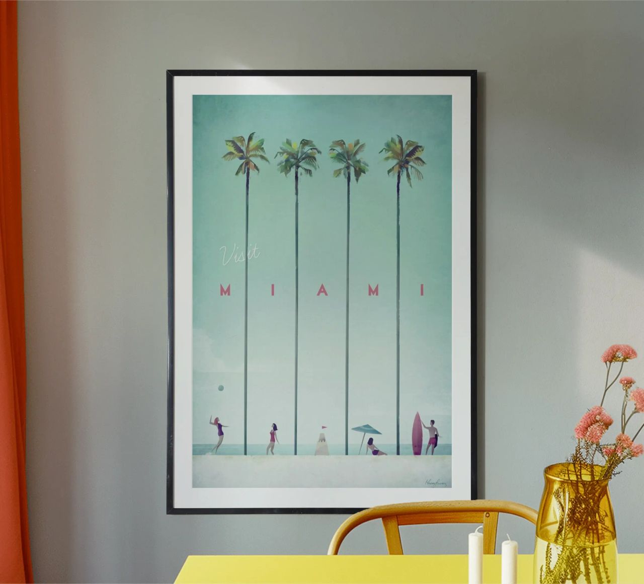 Miami Poster von Henry Rivers