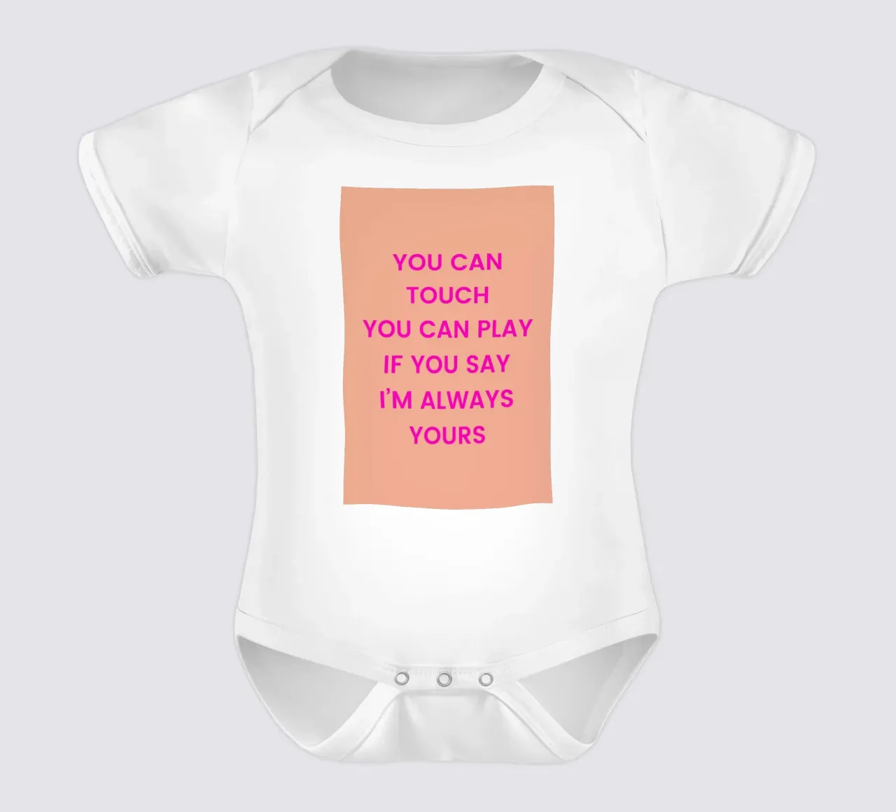 I'm Always Yours body neonato maniche corte da Studio One