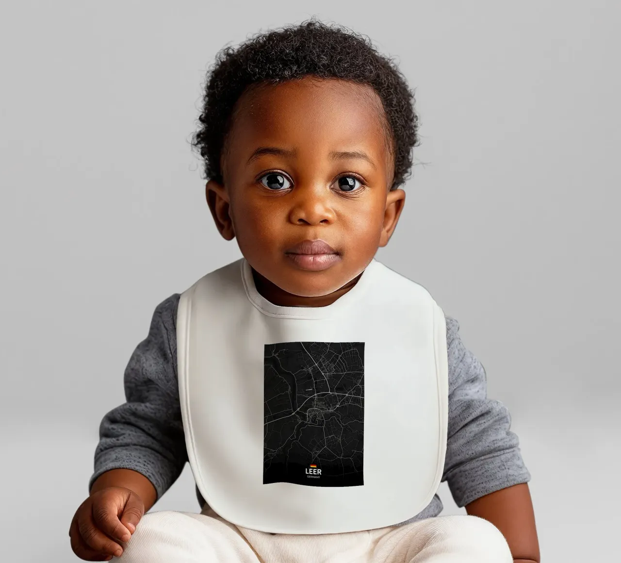 Empty EN baby bib by Christopher Adams