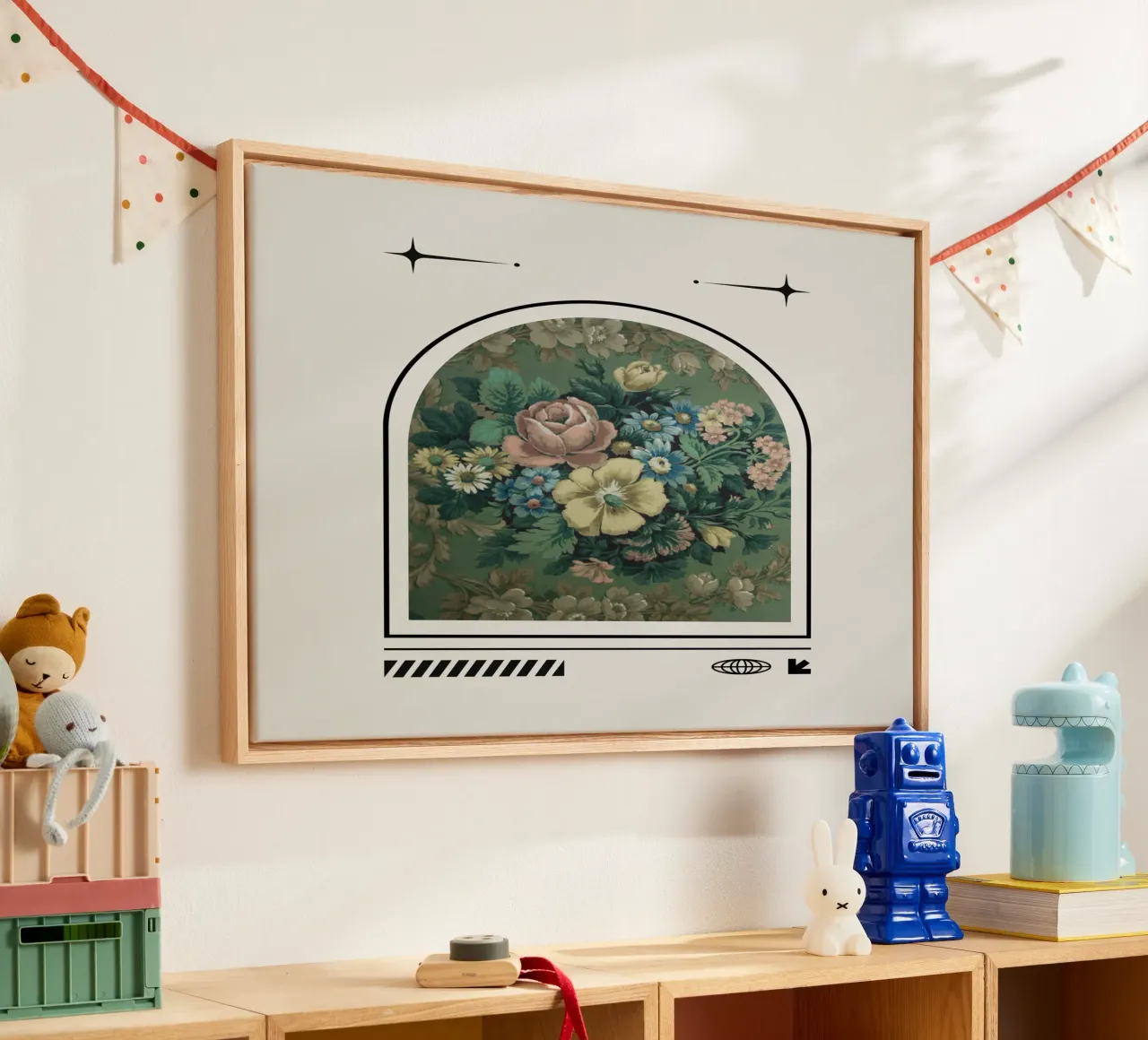VERDANT HARMONY canvas met Baklijst van Einfach Uebel
