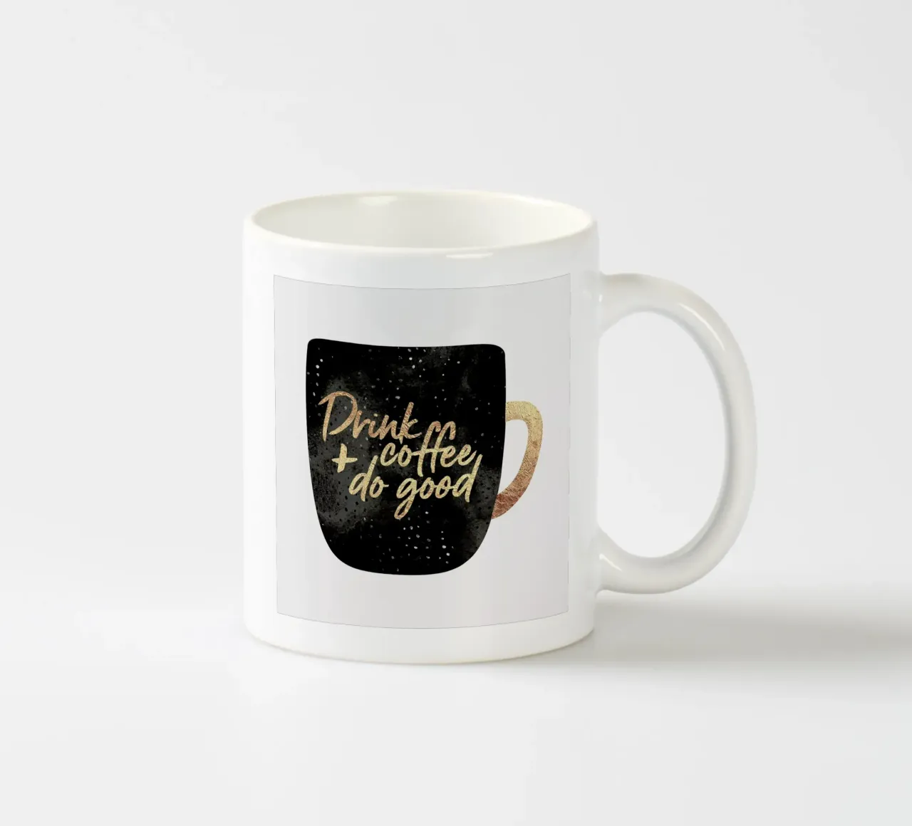 Drink Coffee and Do Good 1 taza de cerámica de Elisabeth Fredriksson