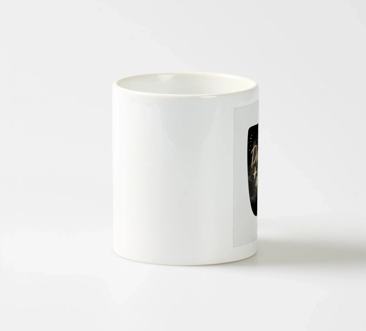 Drink Coffee and Do Good 1 ceramic mug by Elisabeth Fredriksson
