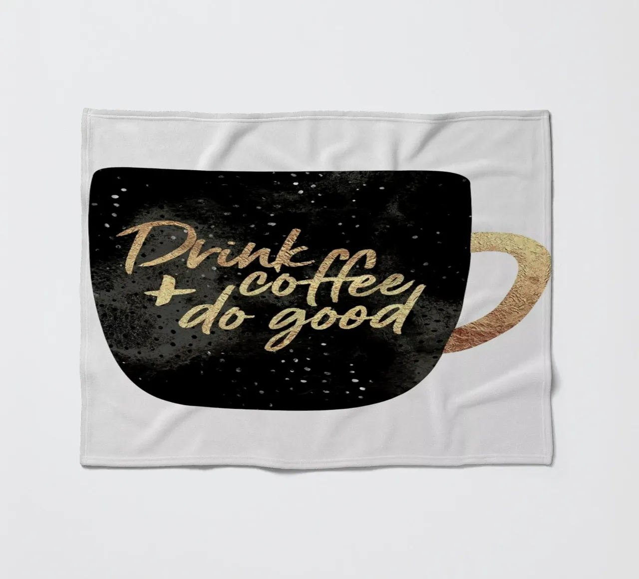 Drink Coffee and Do Good 1 coperta in pile da Elisabeth Fredriksson