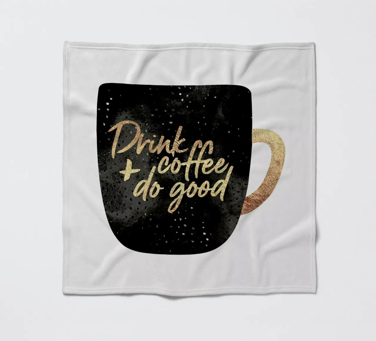 Drink Coffee and Do Good 1 coperta in pile da Elisabeth Fredriksson