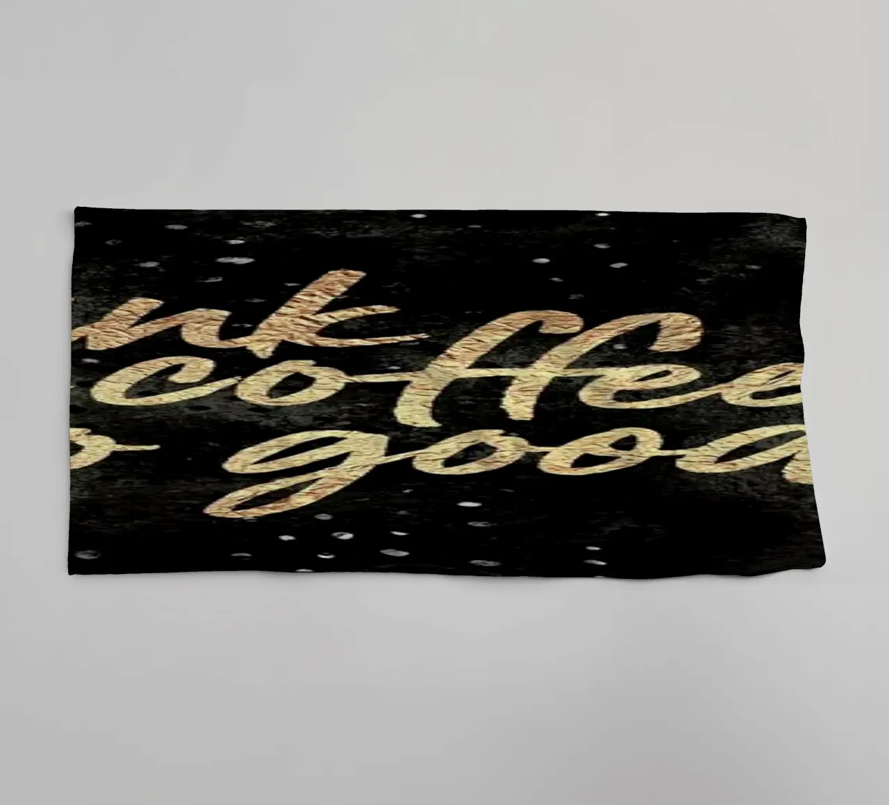 Drink Coffee and Do Good 1 toalla de baño de Elisabeth Fredriksson
