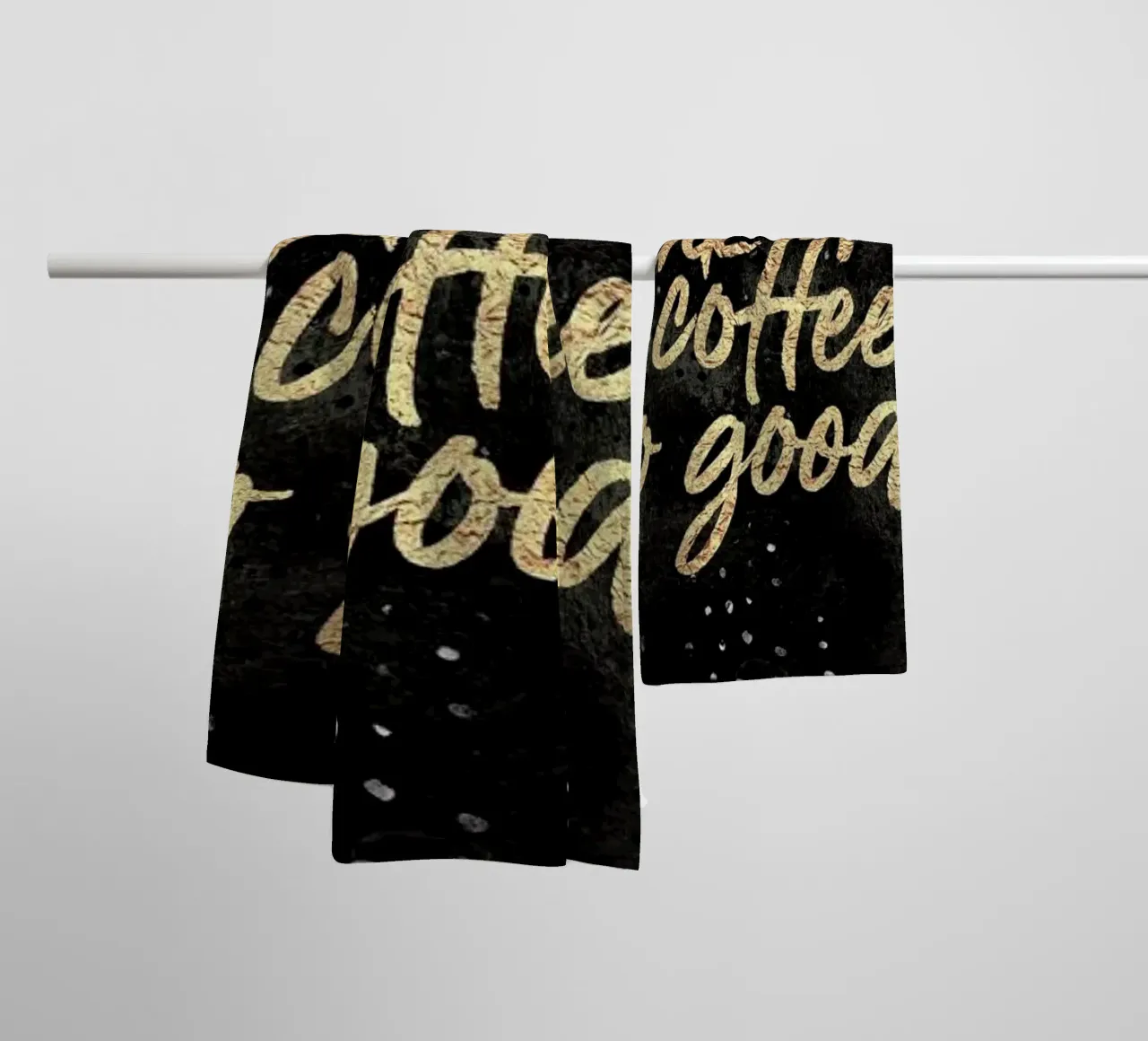 Drink Coffee and Do Good 1 toalla de baño de Elisabeth Fredriksson
