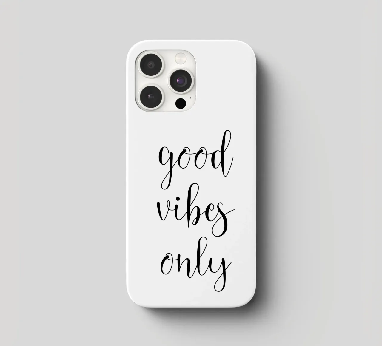 Nur gute Vibes iPhone Hülle von Shark Printables