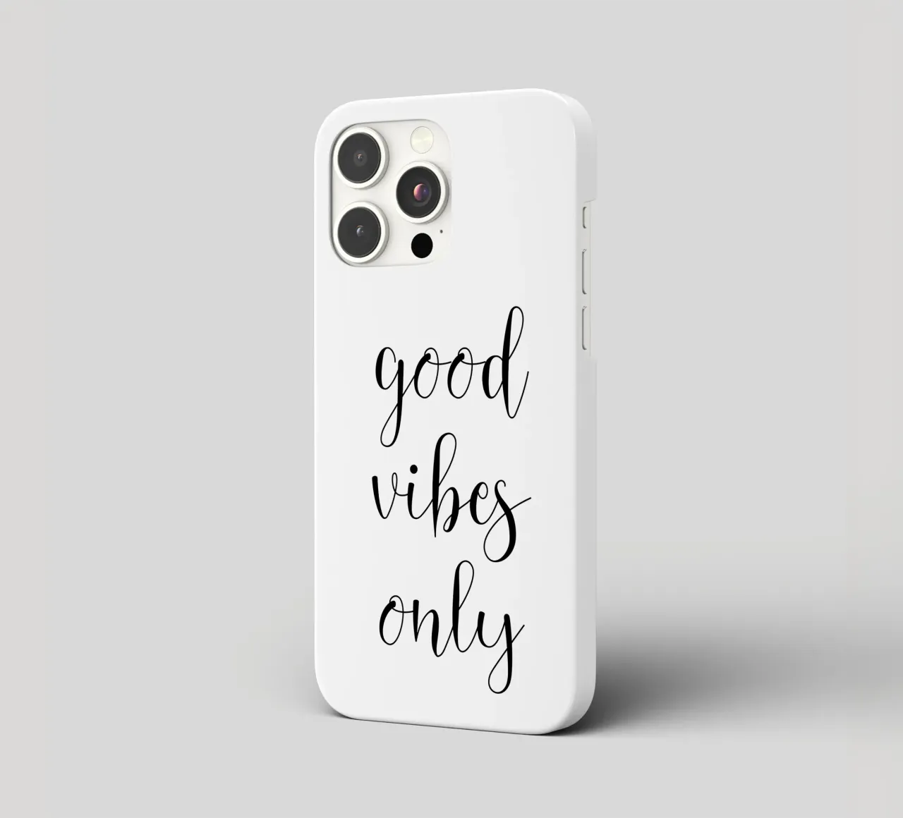 Nur gute Vibes iPhone Hülle von Shark Printables