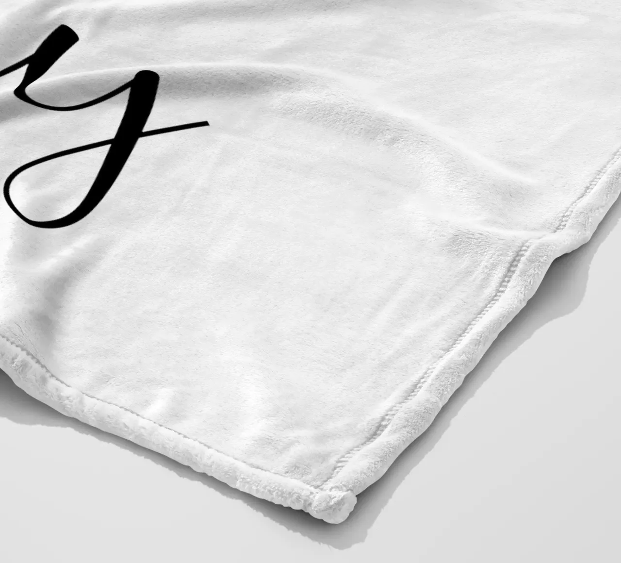 Good Vibes Only fleece blanket by Shark Printables