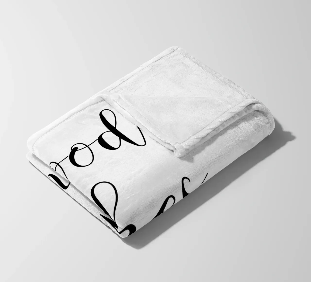 Good Vibes Only fleece blanket by Shark Printables