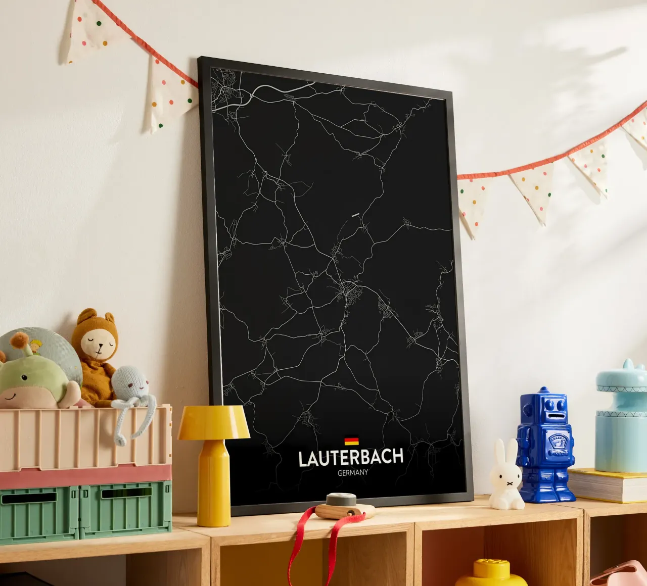 Lauterbach DE poster con telaio in plastica da Christopher Adams
