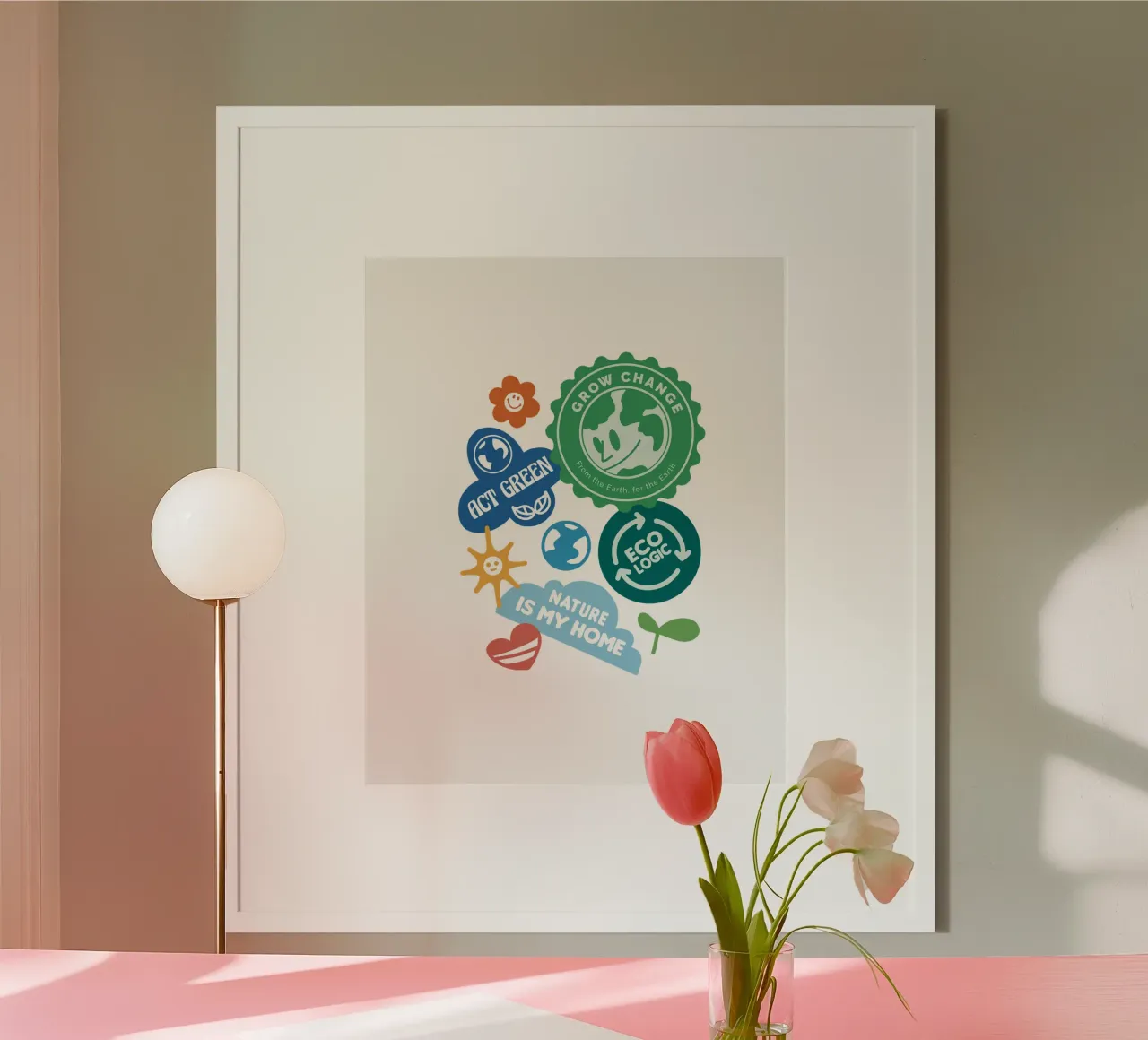 adesivi ecologici poster con telaio in plastica da 🥝 KIWI STORE